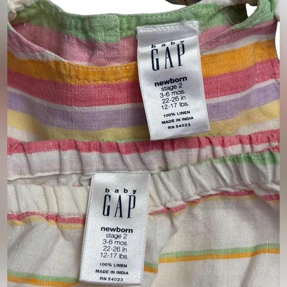 Baby GAP Vintage EUC  Newborn Sundress Set.